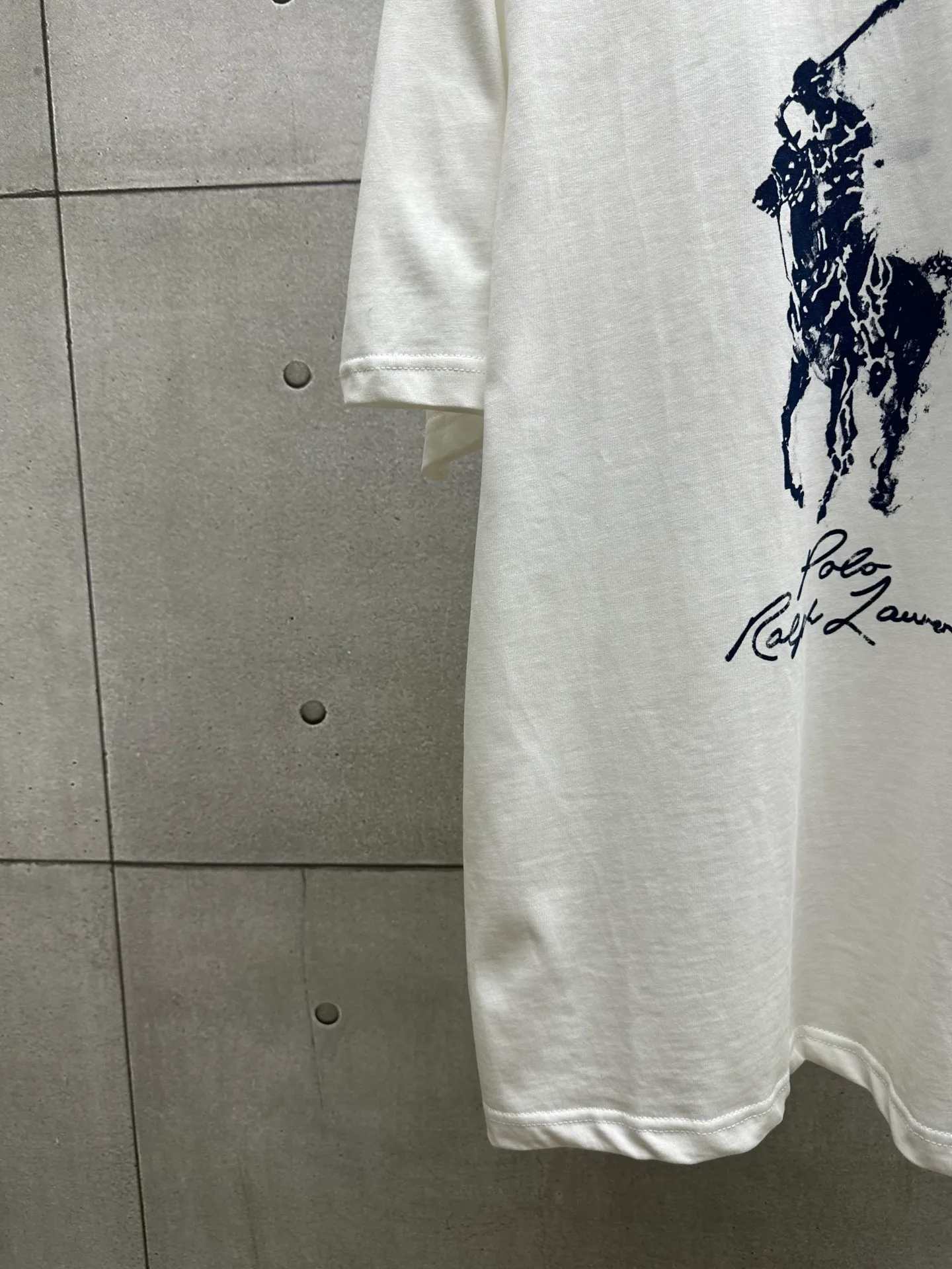 P140 #010 Ralph lauren series uses 260G high-definition fabrics, Behringer 1000-needle embroidery restores ZP, complete three-label accessories, color: white, size: S M L XL